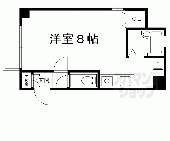 【フェニックス堀川Ⅱ】間取