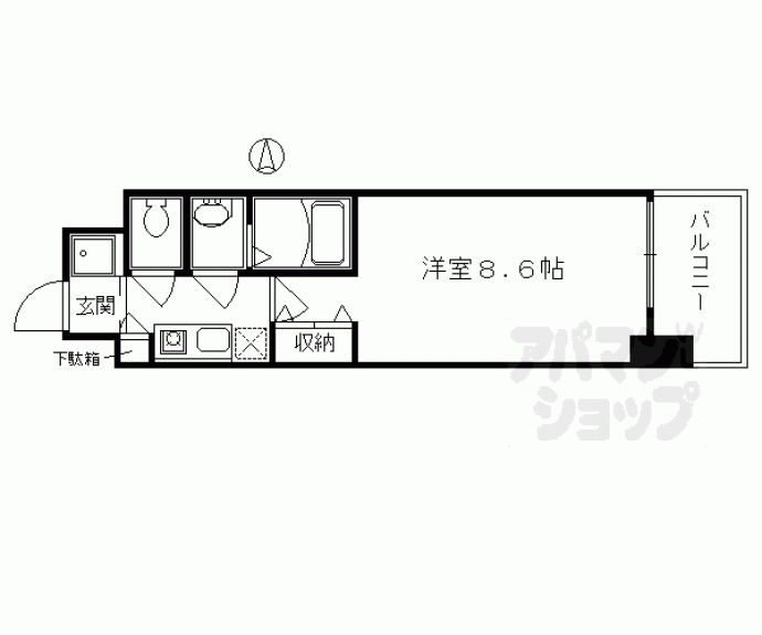 【グラート堀川】間取