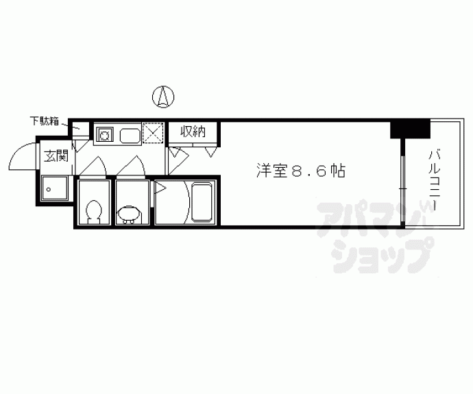 【グラート堀川】間取