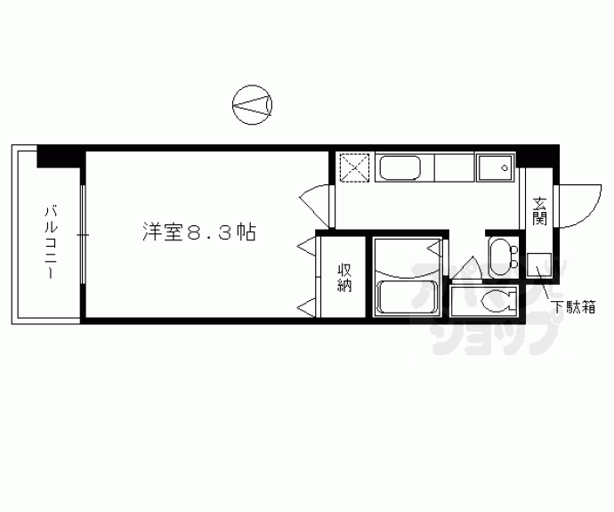 【ハウスセゾン四条通】間取