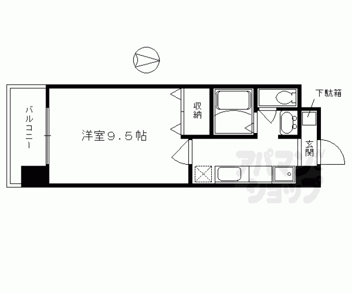 【ハウスセゾン四条通】間取