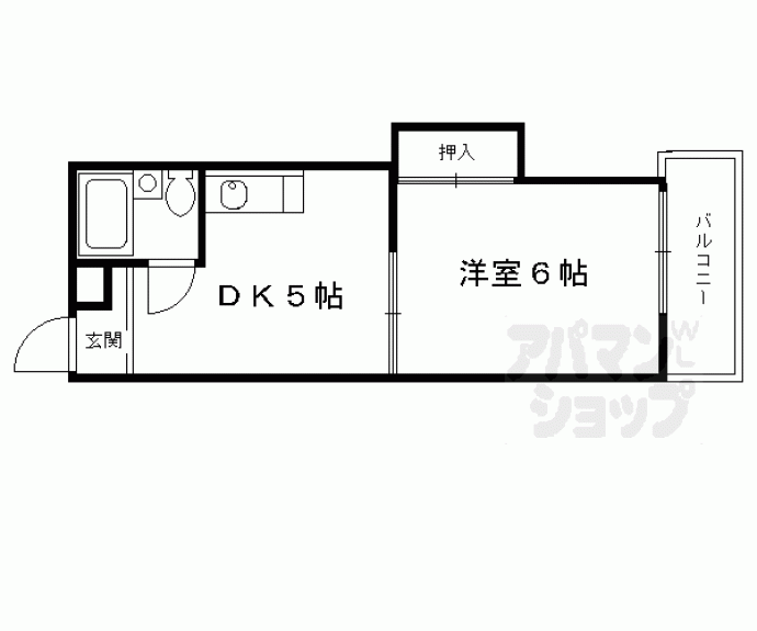 【シャトレーヌ葭屋】間取