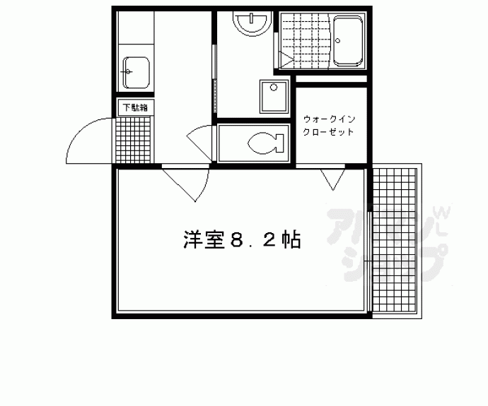 【フラッツ津田】間取