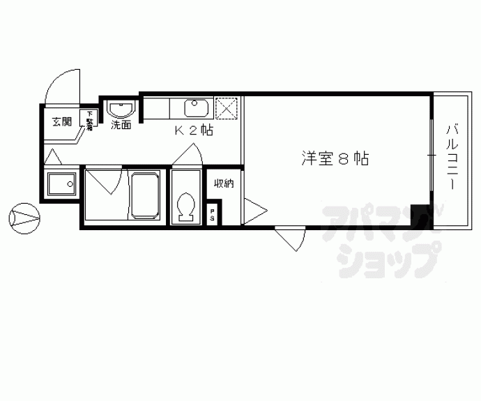 【ＴＨＥＢＡＳＥ四条大宮】間取