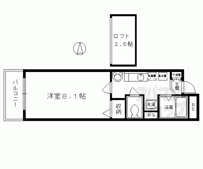 【珠光ビル西洞院】間取