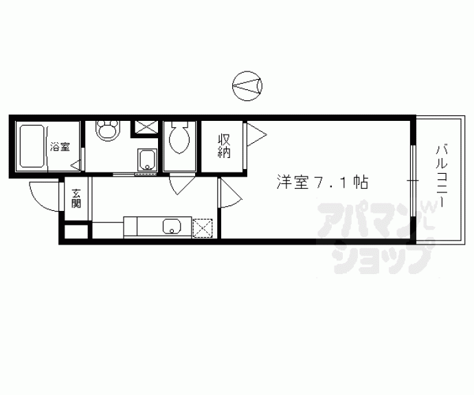 【ノーブルコート万寿寺】間取