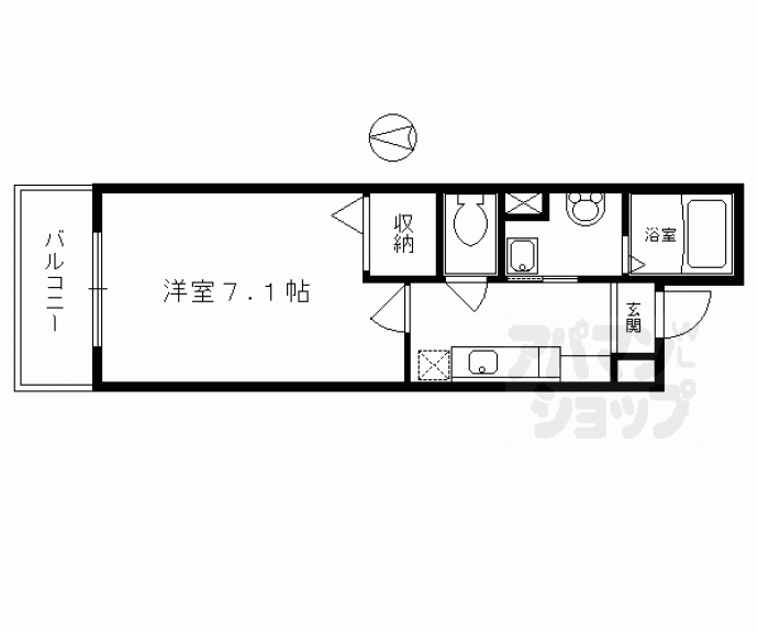 【ノーブルコート万寿寺】間取