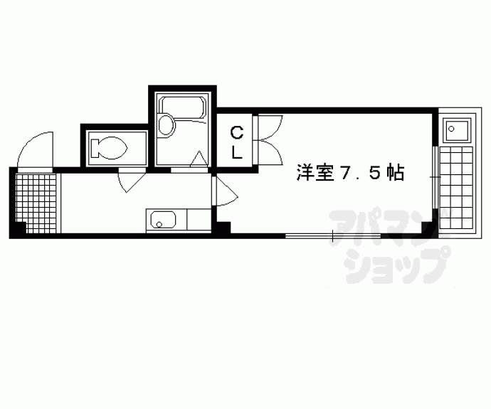 【ハイツ中御門】間取