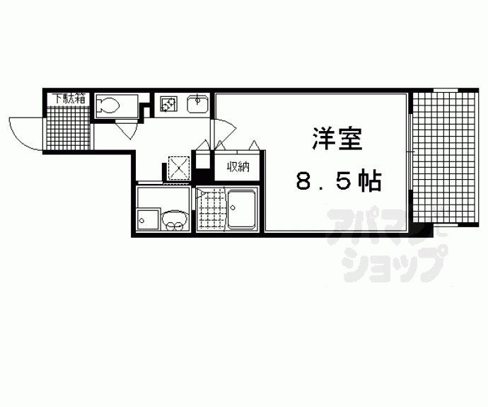 【エイペックス京都御所西】間取