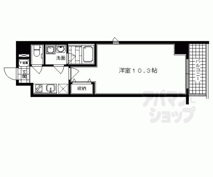 【アスヴェル京都御所前Ⅲ】間取