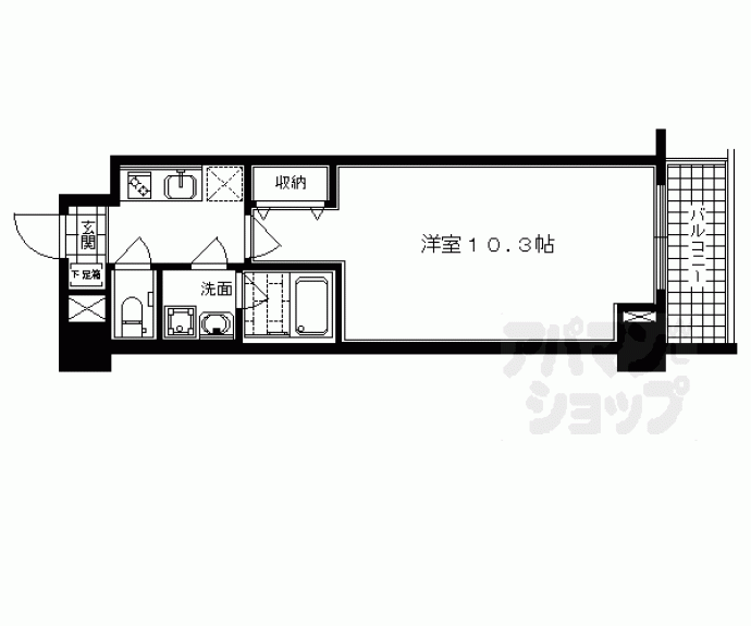 【アスヴェル京都御所前Ⅲ】間取