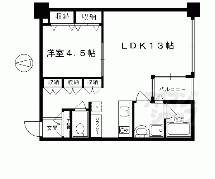 【ＩＭＰＡＣＴ　ＩＫＵ】間取