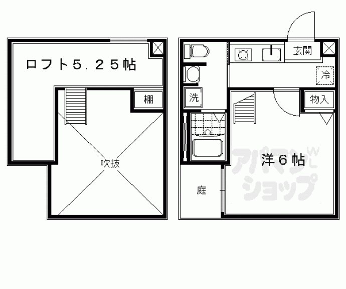 【アルフィナード御所西】間取