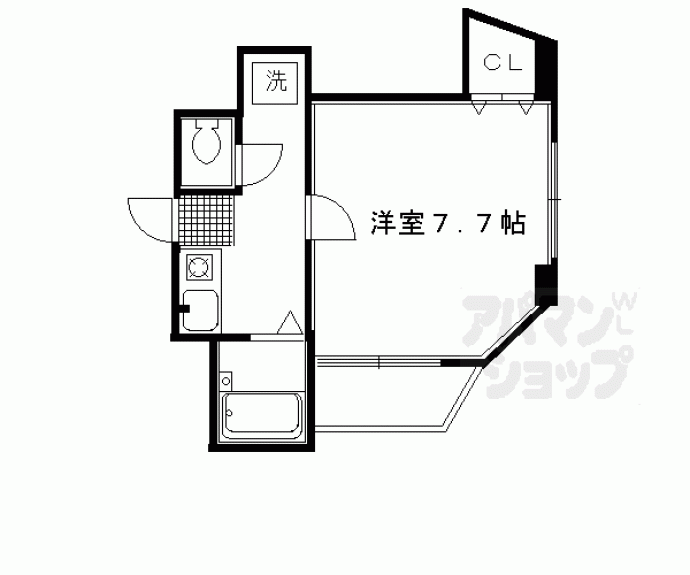 【ベレーザ丸太町】間取