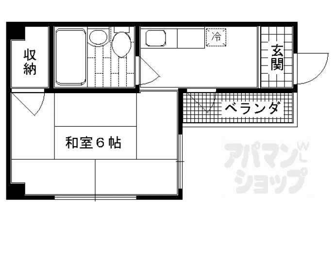 【コーポラス河合】間取