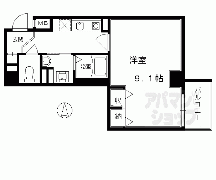 【シャトーあと村】間取