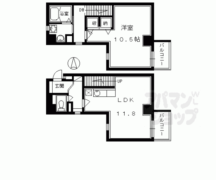 【シャトーあと村】間取