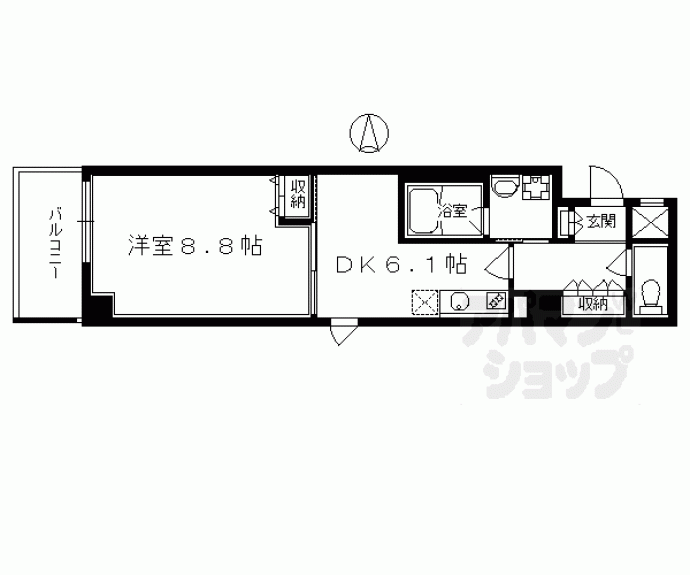 【アスヴェル京都市役所前Ⅲ】間取