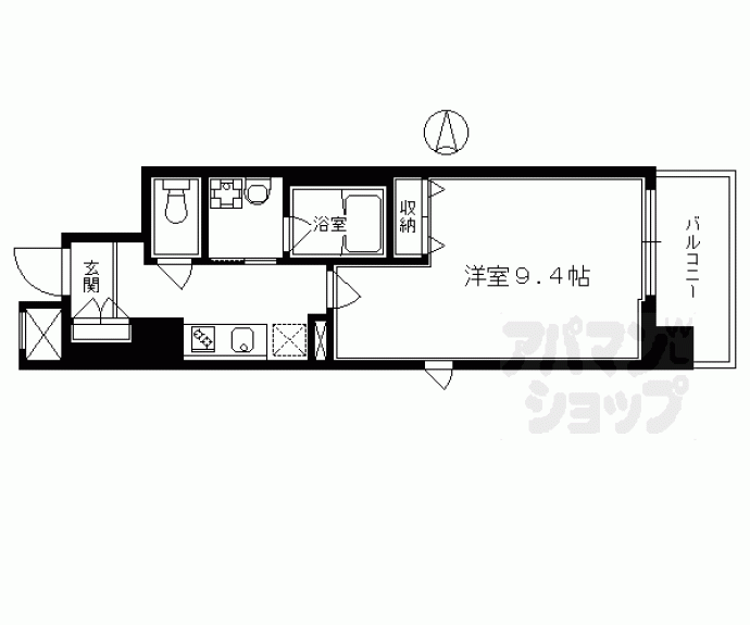 【アスヴェル京都市役所前Ⅲ】間取