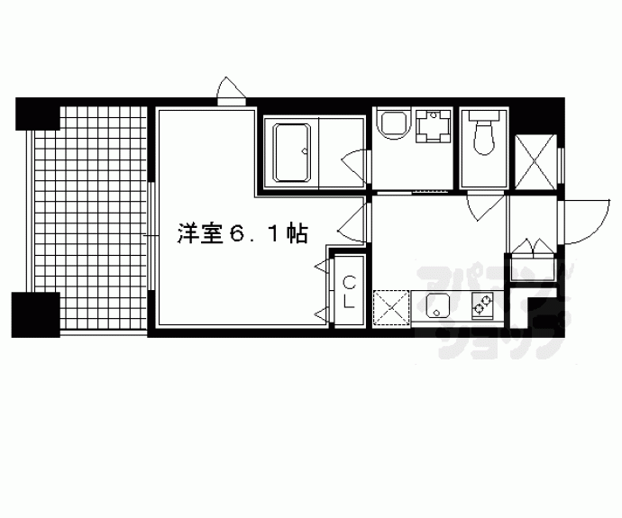 【アスヴェル京都市役所前Ⅲ】間取