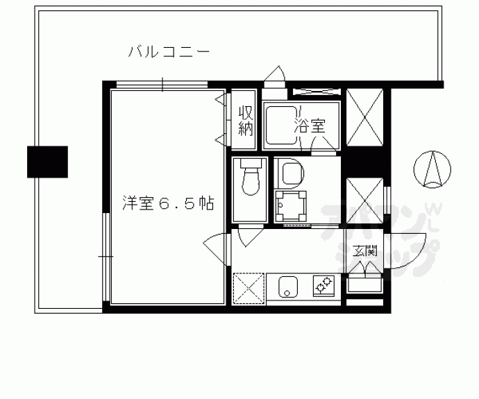 【アスヴェル京都市役所前Ⅲ】間取