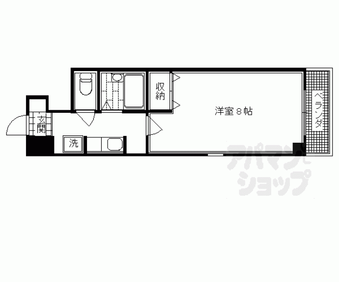 【御池サンハイツ】間取