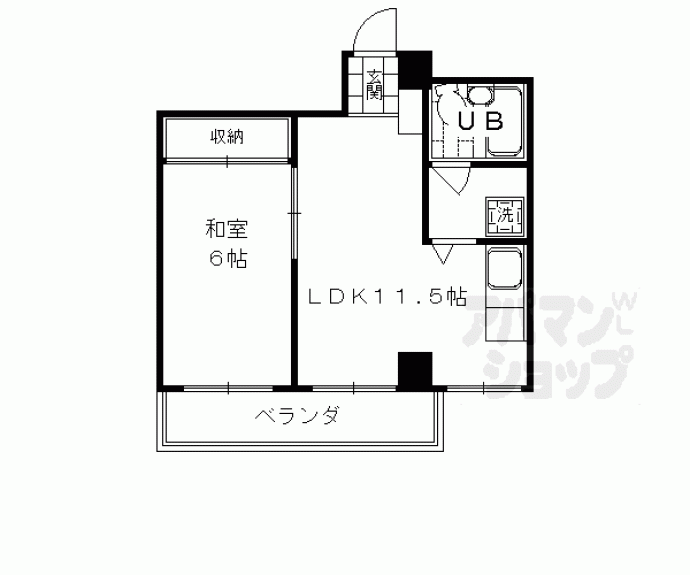 【藤和シティコープ烏丸】間取