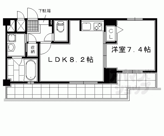 【ベラジオ京都清水】間取