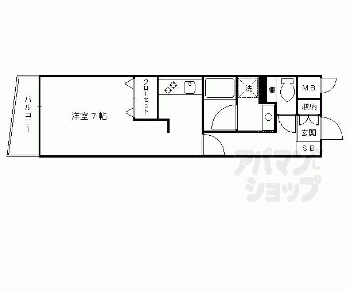 【ベラジオ京都清水】間取