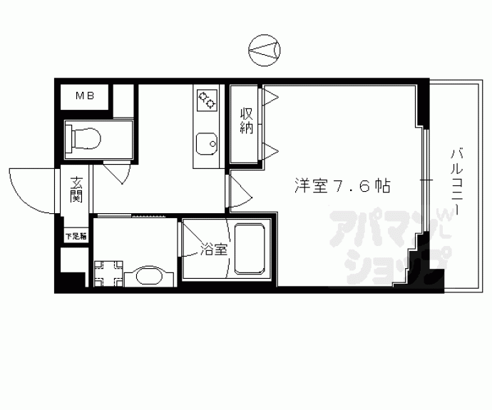 【ベラジオ京都清水】間取