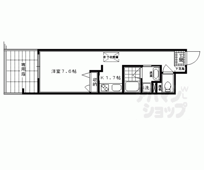 【ベラジオ京都清水】間取