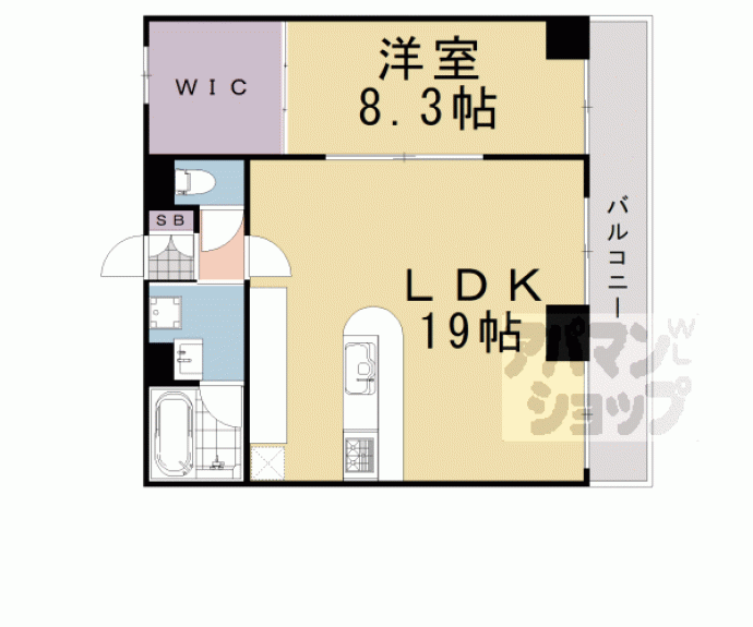 【グランゼロ新町】間取