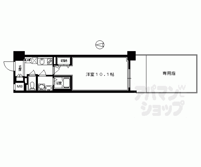 【インベスト京都堀川】間取