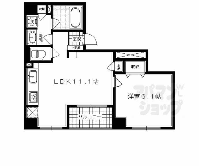 【ローレルコート高倉】間取