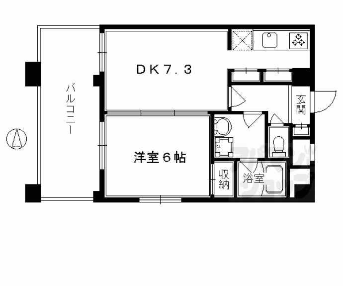 【サルタル大和大路】間取