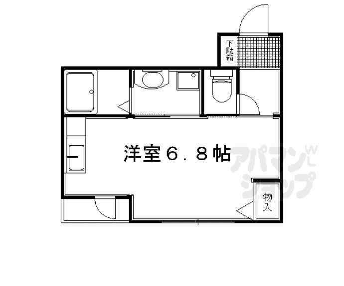 【シャンテ西洞院】間取