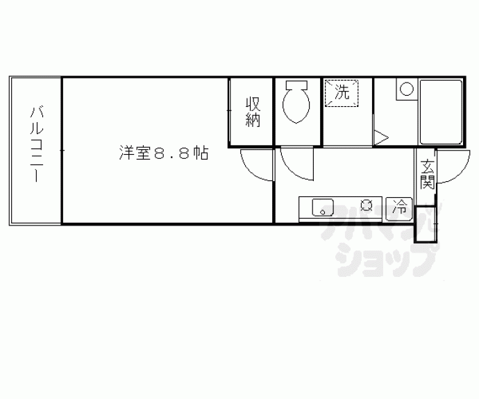 【パレスＣＯＲＥ１５】間取