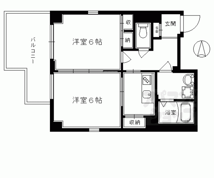 【エスポワール柳馬場】間取