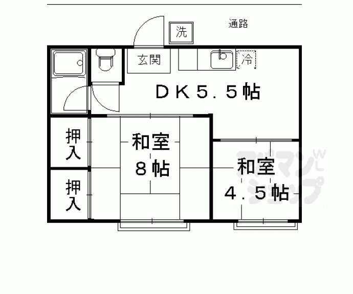 【東コーポ】間取