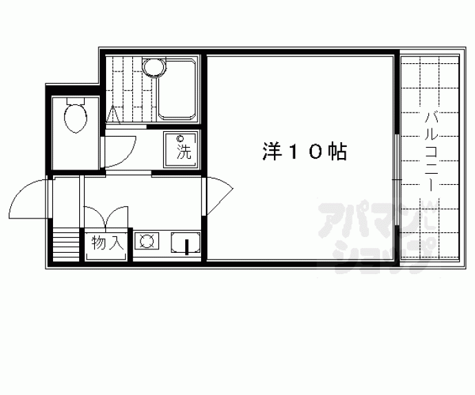 【ピラーズ御所西】間取