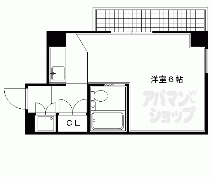 【シティパレス御所西】間取