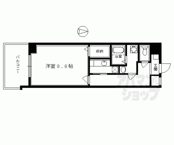 【ビレイユ眞英西六角】間取