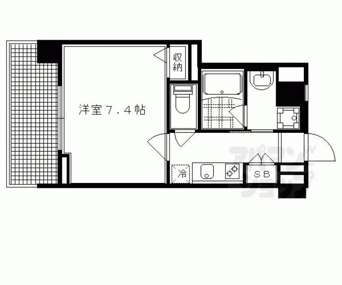 【アスヴェル京都西陣】間取