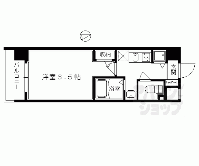 【ラナップスクエア京都鴨川】間取