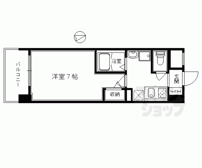 【ラナップスクエア京都鴨川】間取