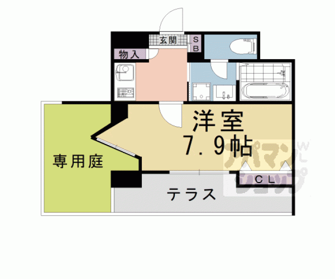 【プレサンス京都三条大橋雅殿】間取