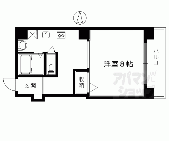 【プロスペクト河原町五条】間取