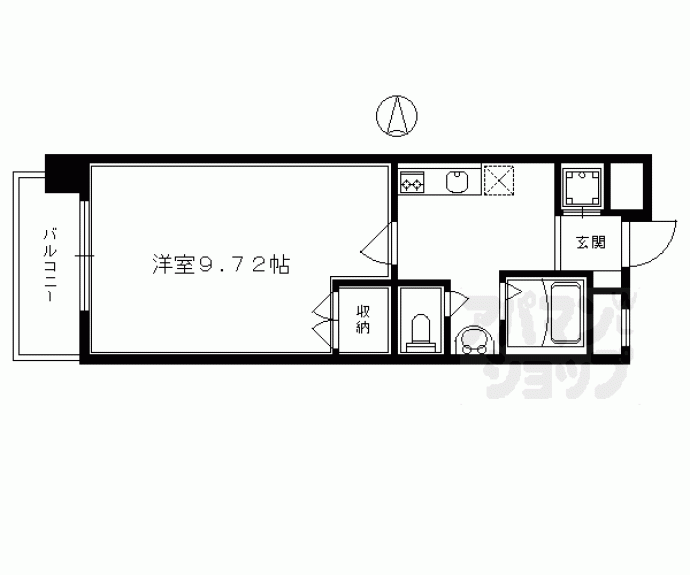 【プロスペクト河原町五条】間取