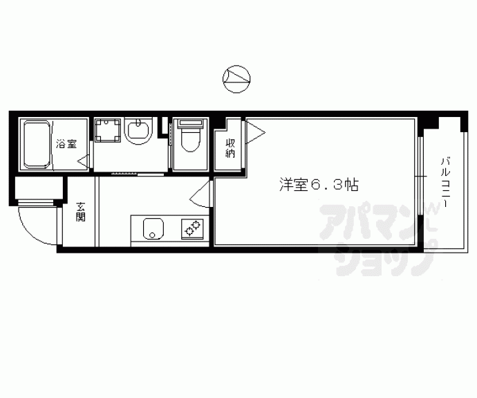 【リリーブ今出川】間取