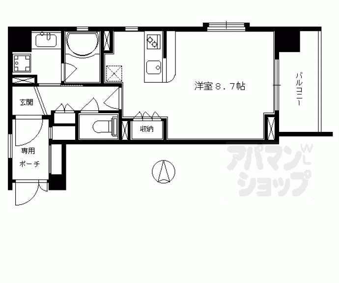 【ベラジオ五条堀川】間取